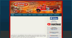 Desktop Screenshot of burtonsfire.com